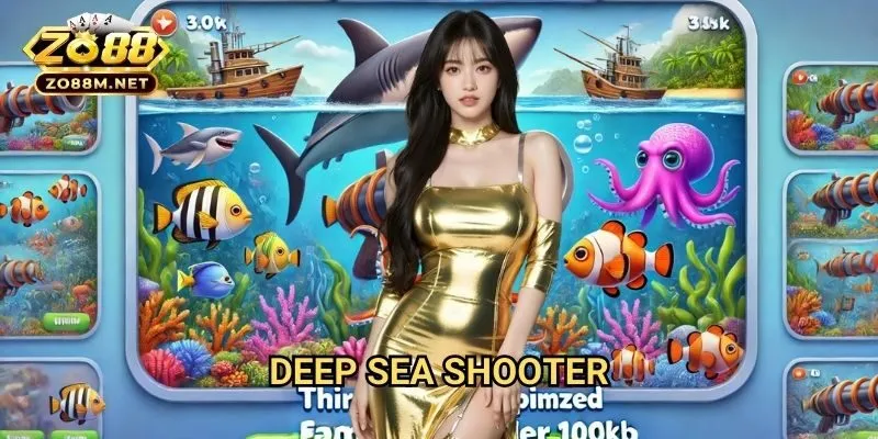 Deep Sea Shooter Zo88: Khám Phá Đáy Biển Săn Cá Cùng Nhận Thưởng Lớn