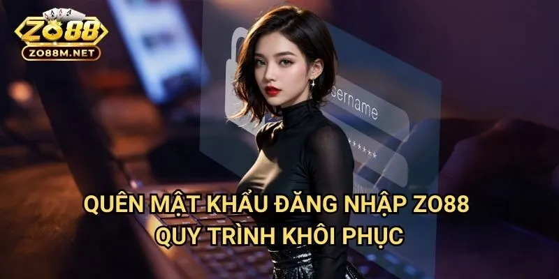 Quên mật khẩu đăng nhập Zo88 - Quy Trình Khôi Phục